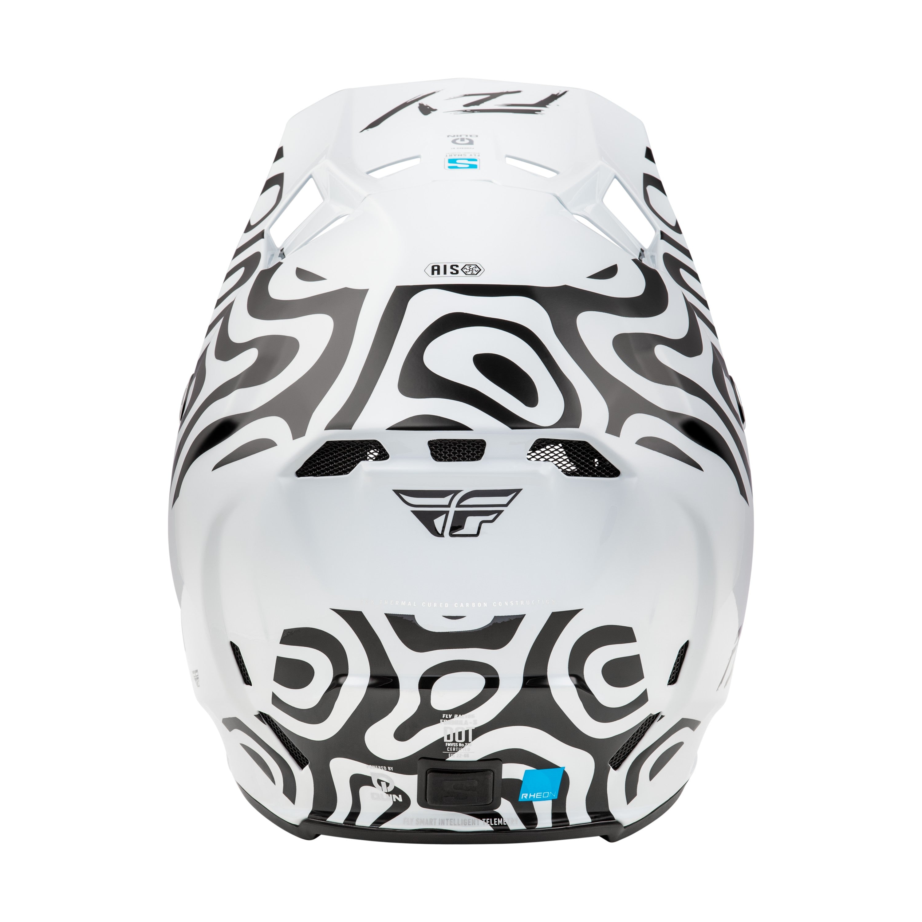 FORMULA S CARBON ABYSS HELMET WHITE/BLACK MD - 73-4469M-1