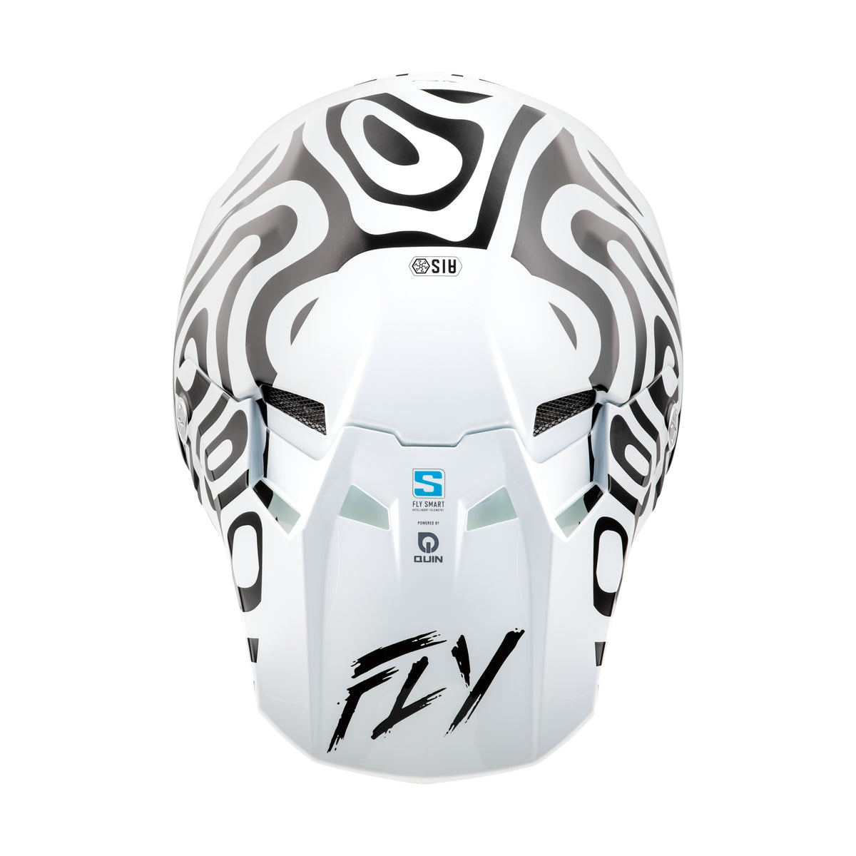 FORMULA S CARBON ABYSS HELMET WHITE/BLACK MD - 73-4469M-2