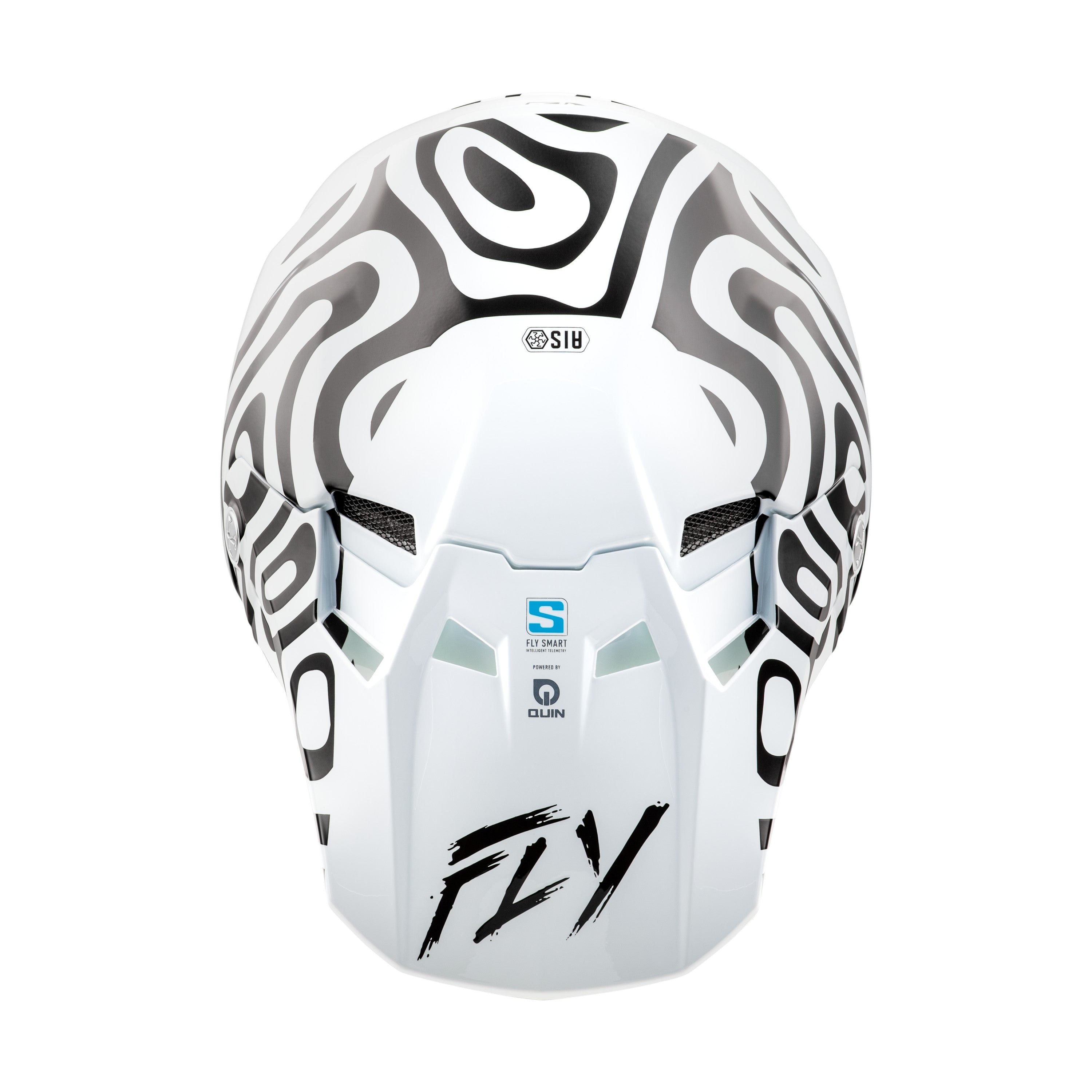 FORMULA S CARBON ABYSS HELMET WHITE/BLACK MD - 73-4469M-2