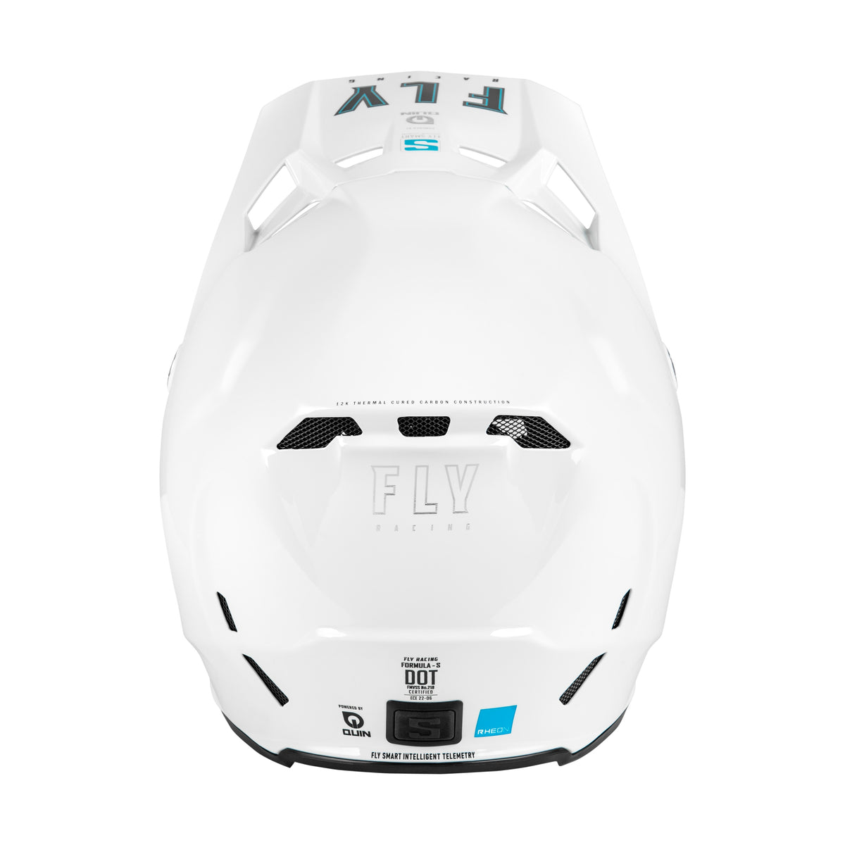 FORMULA S CARBON SOLID HELMET WHITE MD - 73-4494M-1