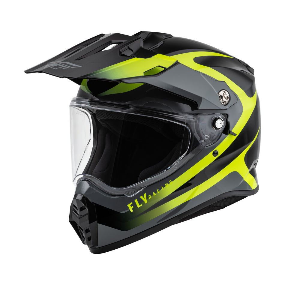 TREKKER PULSE HELMET BLACK/HI-VIS LG - 73-7024L