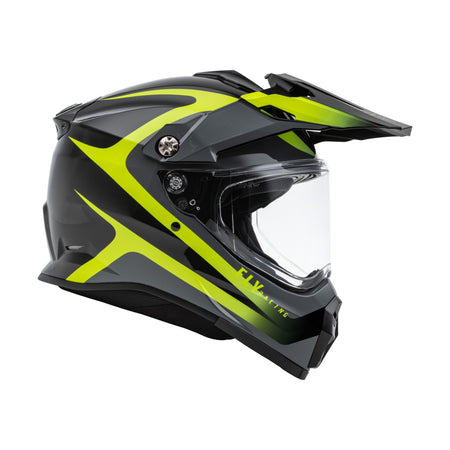TREKKER PULSE HELMET BLACK/HI-VIS XL - 73-7024X-3