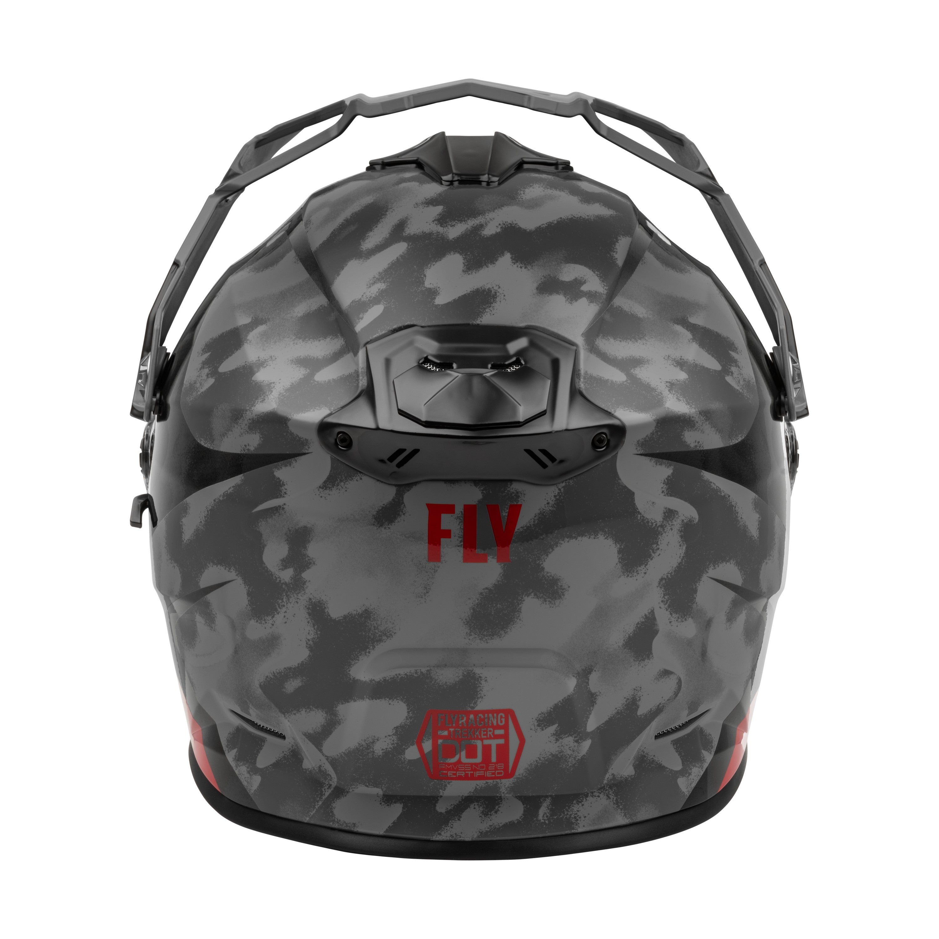 TREKKER PULSE HELMET BLACK CAMO/RED LG - 73-7025L-1
