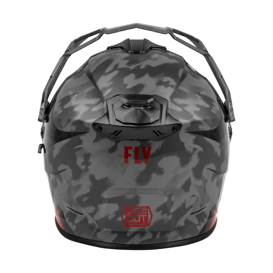 TREKKER PULSE HELMET BLACK CAMO/RED XL - 73-7025X-1