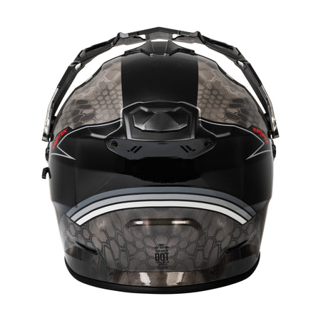 TREKKER KRYPTEK CONCEAL HELMET BLACK/GREY/WHITE LG - 73-7027L-1