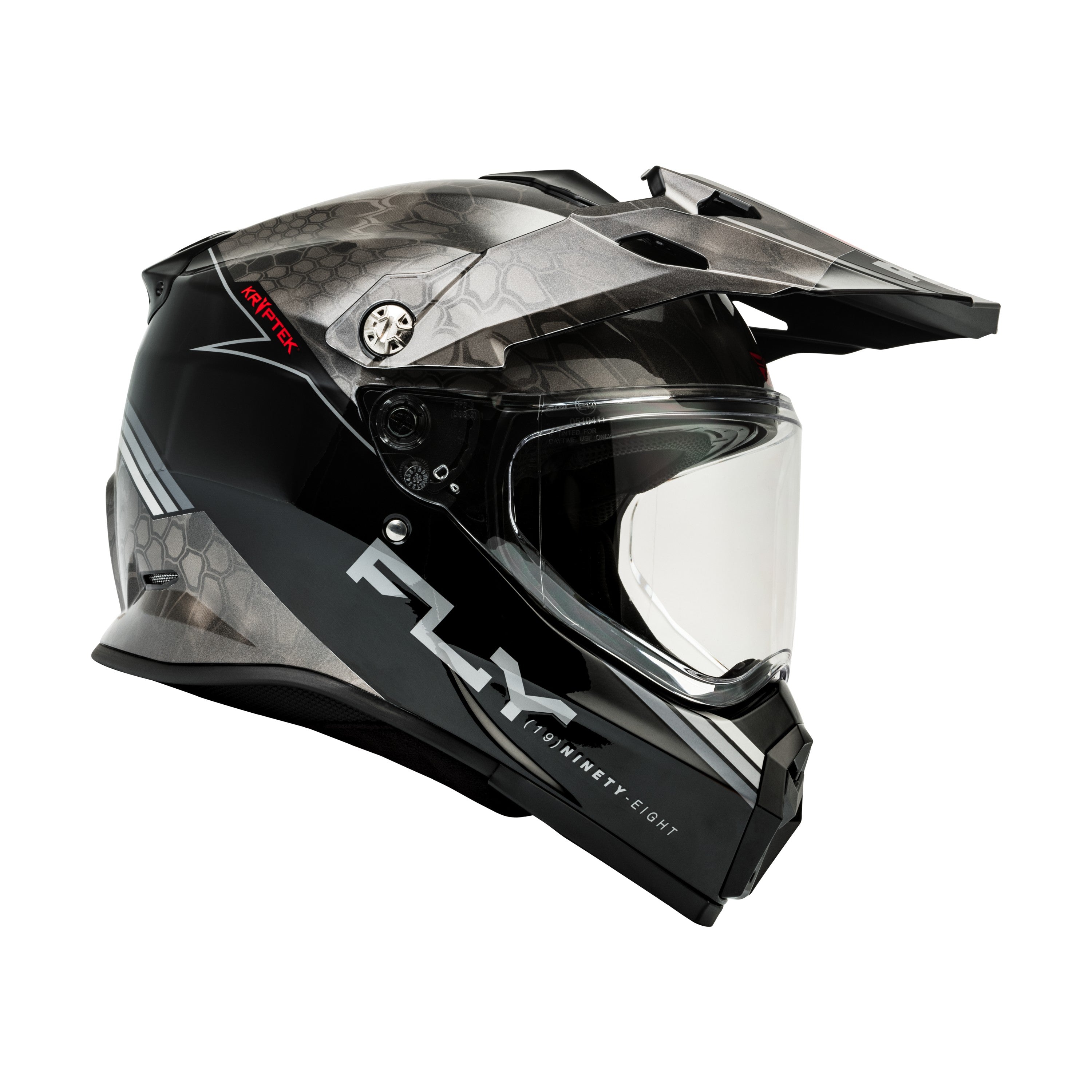 TREKKER KRYPTEK CONCEAL HELMET BLACK/GREY/WHITE XL - 73-7027X-3