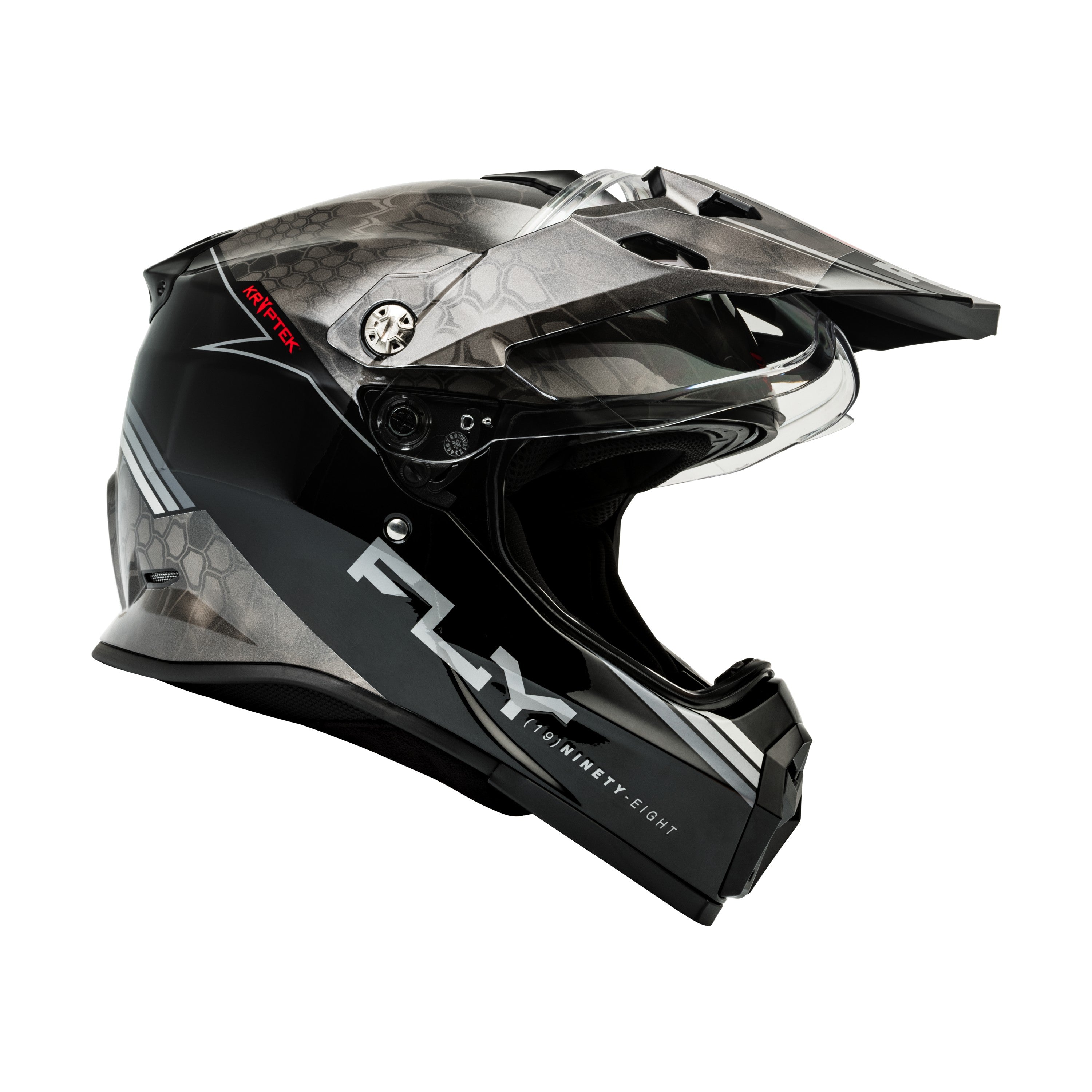 TREKKER KRYPTEK CONCEAL HELMET BLACK/GREY/WHITE XL - 73-7027X-4