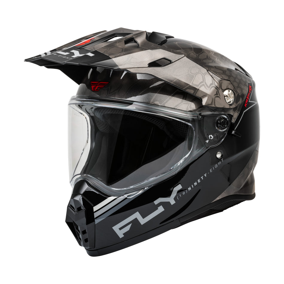TREKKER KRYPTEK CONCEAL HELMET BLACK/GREY/WHITE XL - 73-7027X