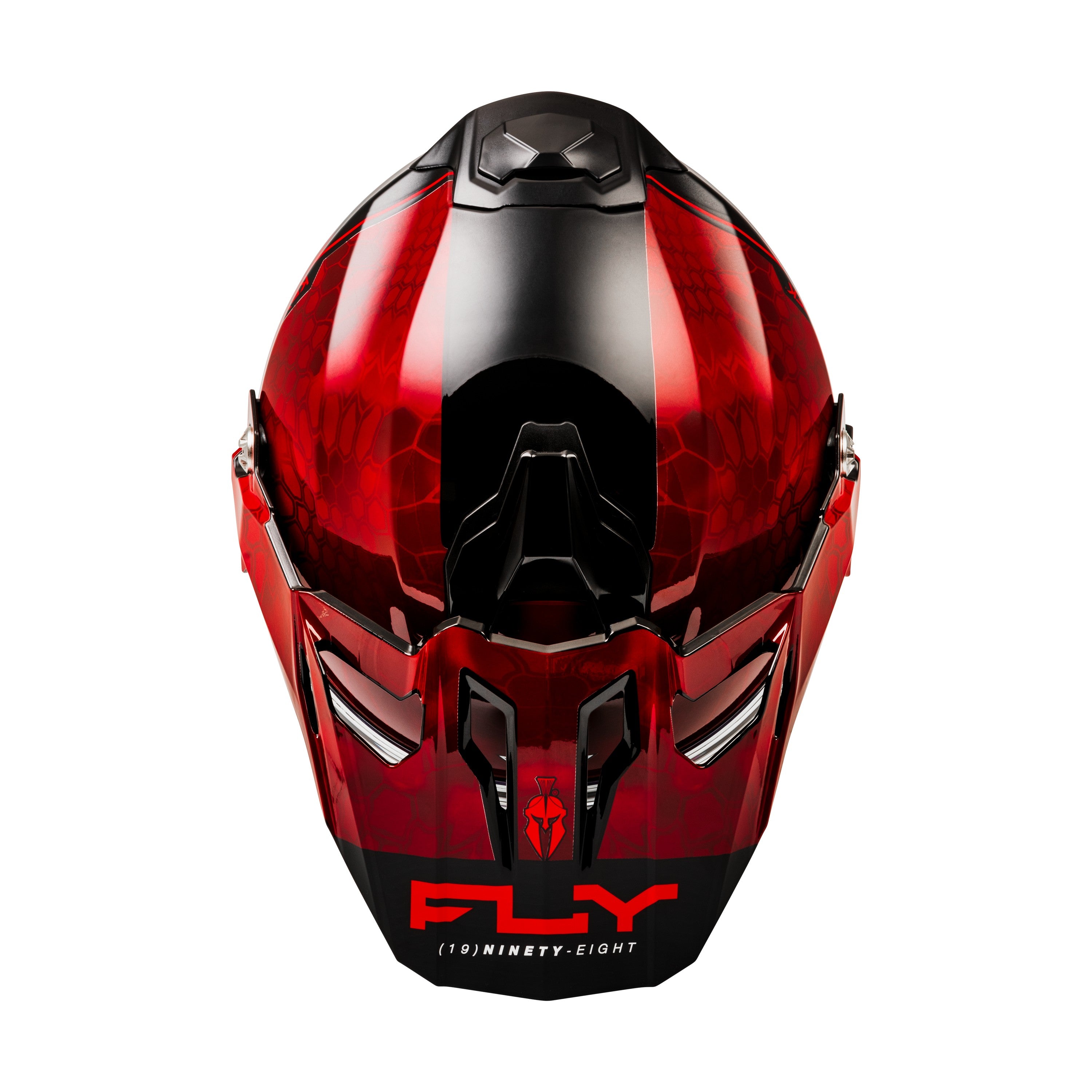 TREKKER KRYPTEK CONCEAL HELMET RED/BLACK 2X - 73-70292X-2
