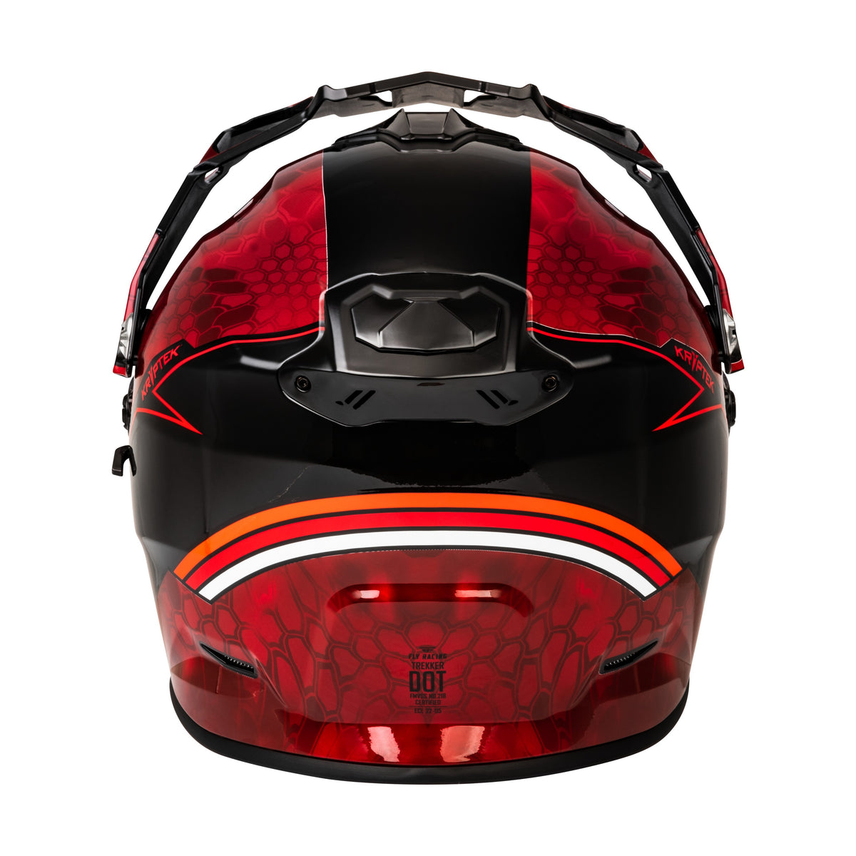 TREKKER KRYPTEK CONCEAL HELMET RED/BLACK MD - 73-7029M-1