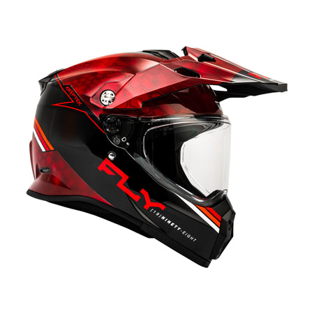 TREKKER KRYPTEK CONCEAL HELMET RED/BLACK MD - 73-7029M-3