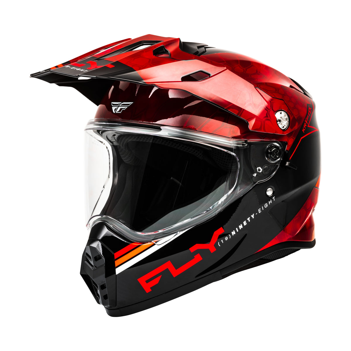 TREKKER KRYPTEK CONCEAL HELMET RED/BLACK MD - 73-7029M