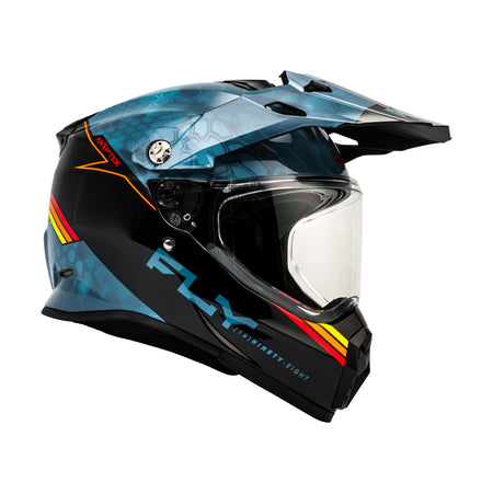 TREKKER KRYPTEK CONCEAL HELMET SLATE/BLACK/RED 2X - 73-70302X-3