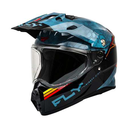 TREKKER KRYPTEK CONCEAL HELMET SLATE/BLACK/RED 2X - 73-70302X