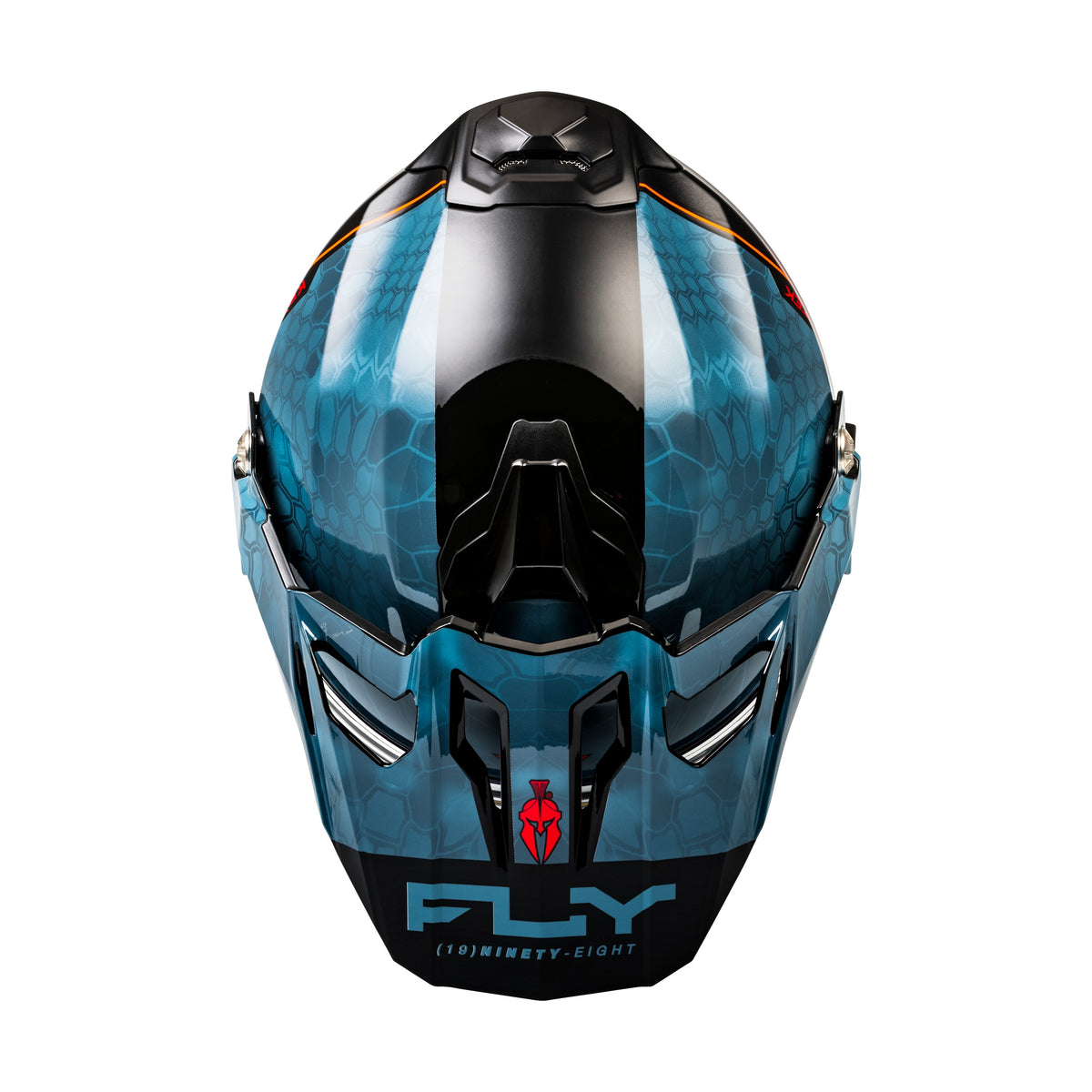 TREKKER KRYPTEK CONCEAL HELMET SLATE/BLACK/RED LG - 73-7030L-2