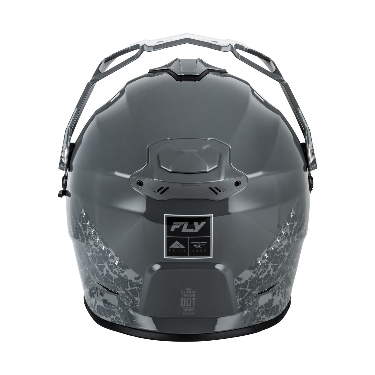 FLY TREKKER GRANITE HELMET GREY/GREY MD - 73-7042M-1