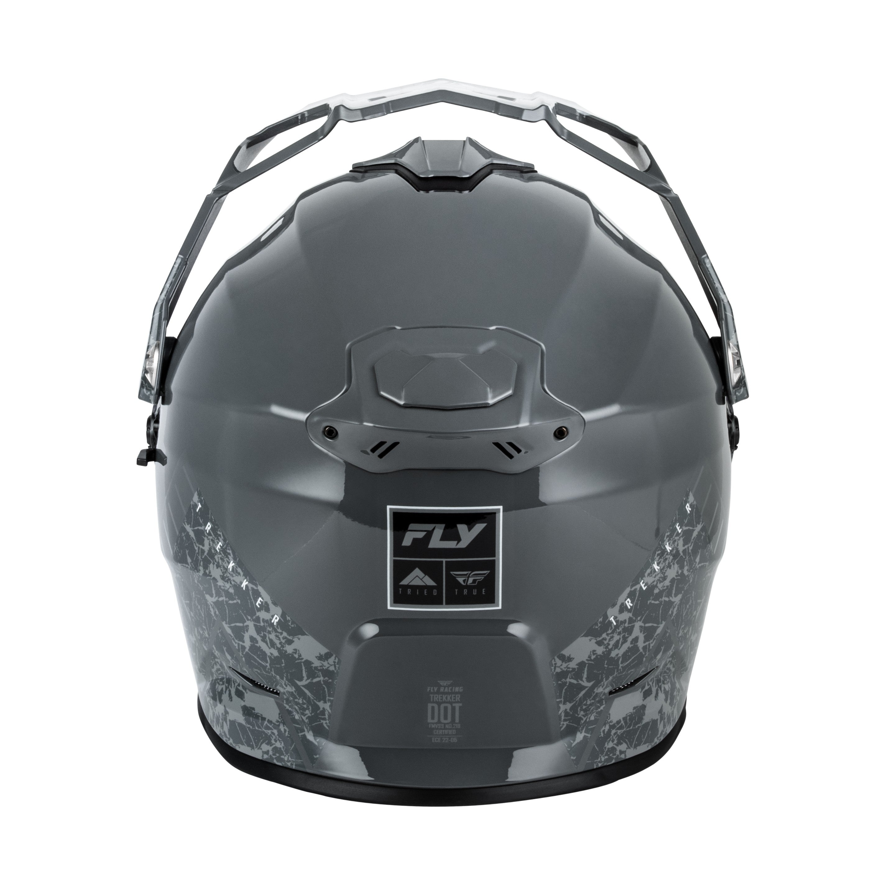FLY TREKKER GRANITE HELMET GREY/GREY MD - 73-7042M-1