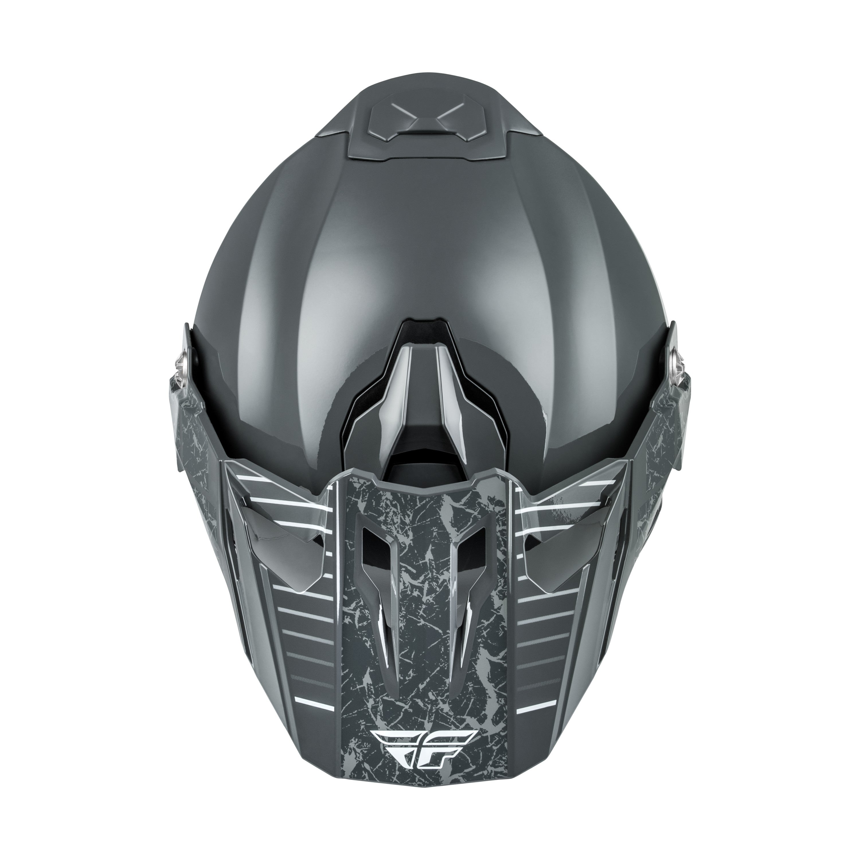FLY TREKKER GRANITE HELMET GREY/GREY MD - 73-7042M-2