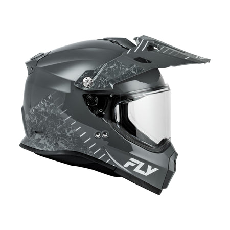 FLY TREKKER GRANITE HELMET GREY/GREY MD - 73-7042M-3