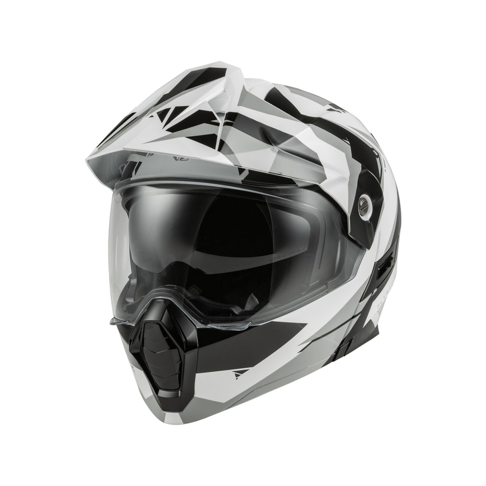 ODYSSEY SUMMIT HELMET BLACK/WHITE/GREY LG - 73-8334L