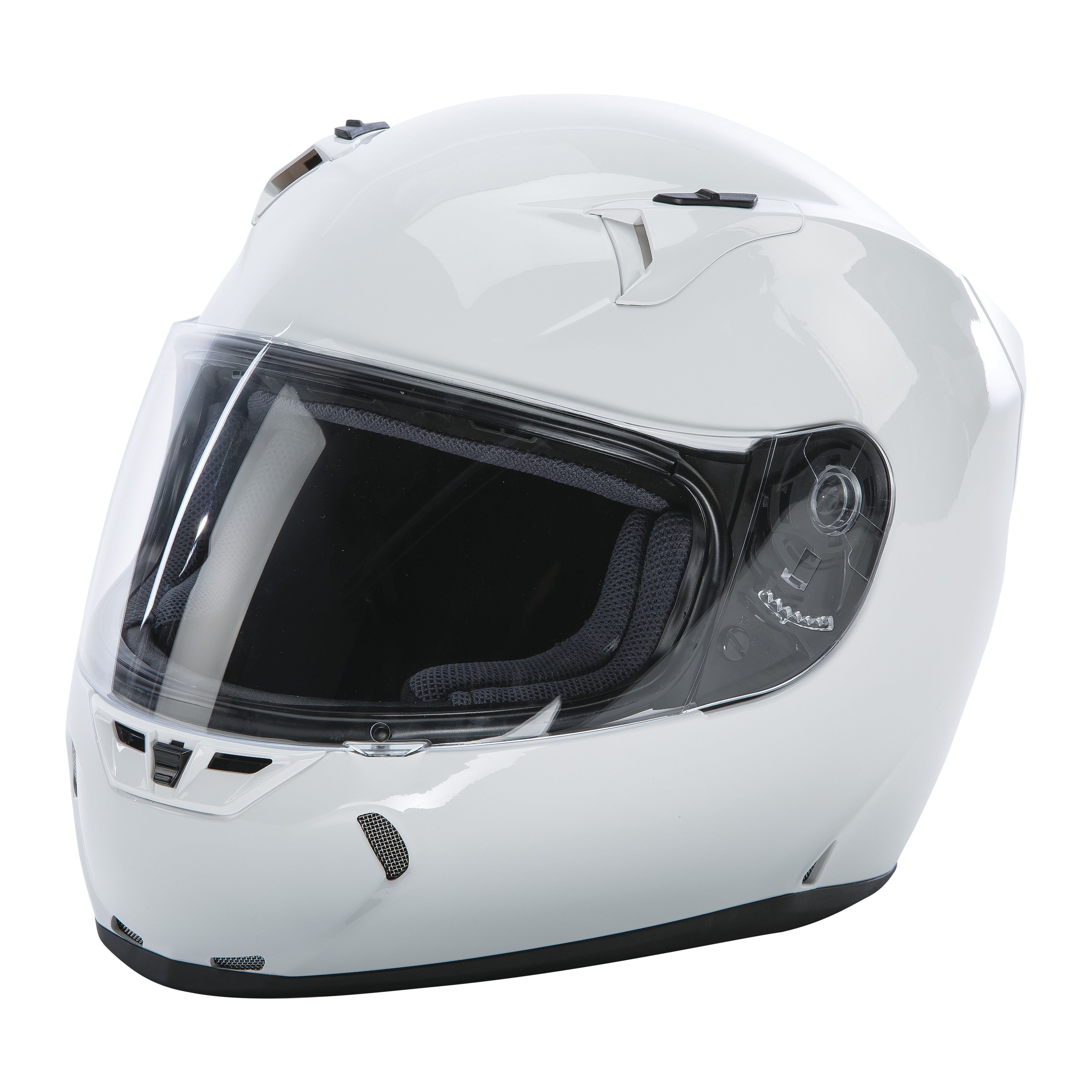 REVOLT SOLID HELMET ECE WHITE MD - 73-8353M