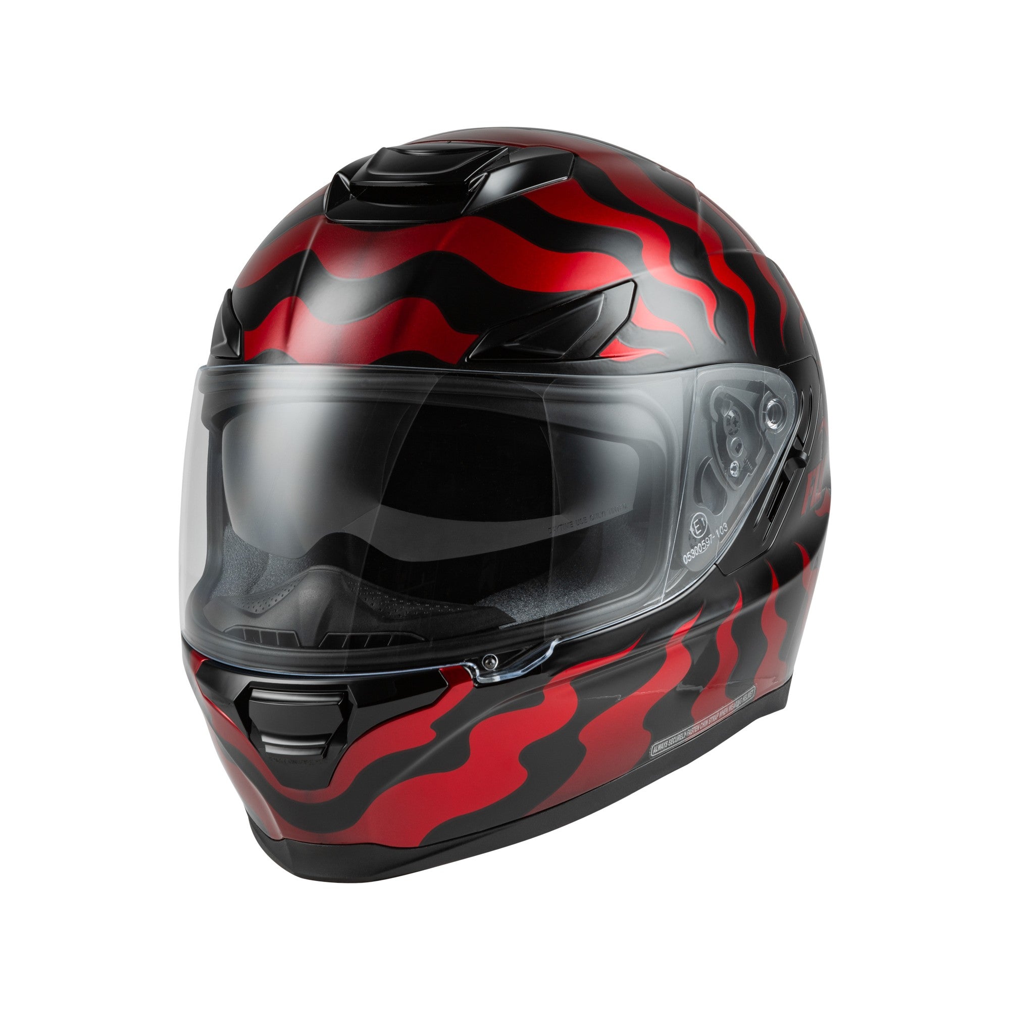 SENTINEL VENOM HELMET RED/BLACK MD - 73-8393M