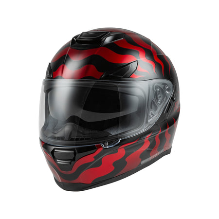 SENTINEL VENOM HELMET RED/BLACK MD - 73-8393M