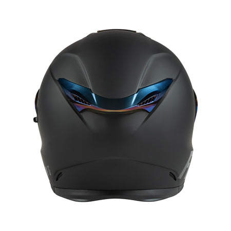SENTINEL RECON HELMET MATTE BLACK/BLUE CHROME MD - 73-8396M-1