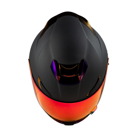 SENTINEL RECON HELMET MATTE BLACK/PURPLE CHROME XL - 73-8429X-2