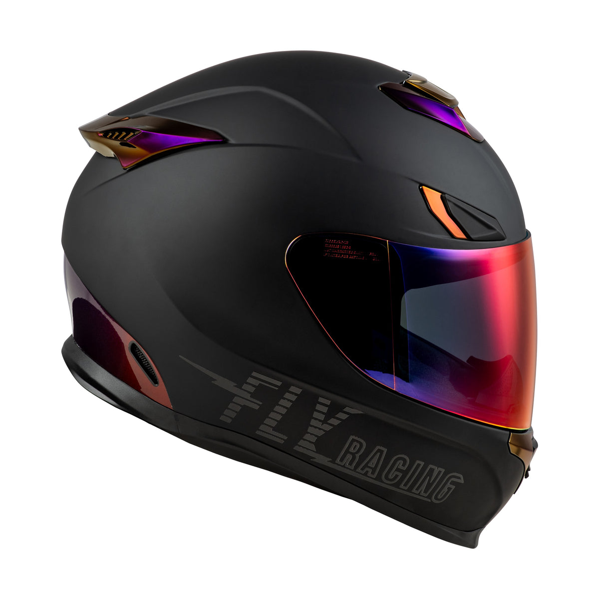 SENTINEL RECON HELMET MATTE BLACK/PURPLE CHROME XL - 73-8429X-3