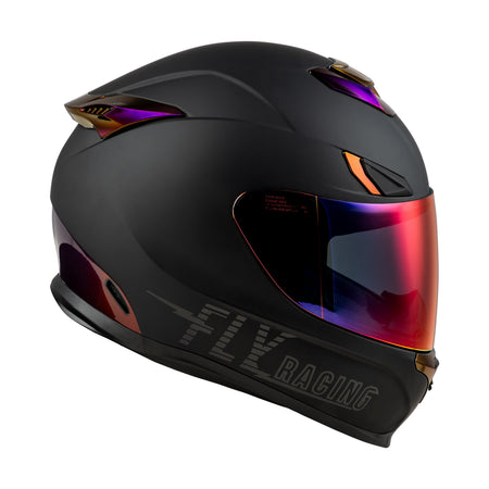 SENTINEL RECON HELMET MATTE BLACK/PURPLE CHROME XL - 73-8429X-3