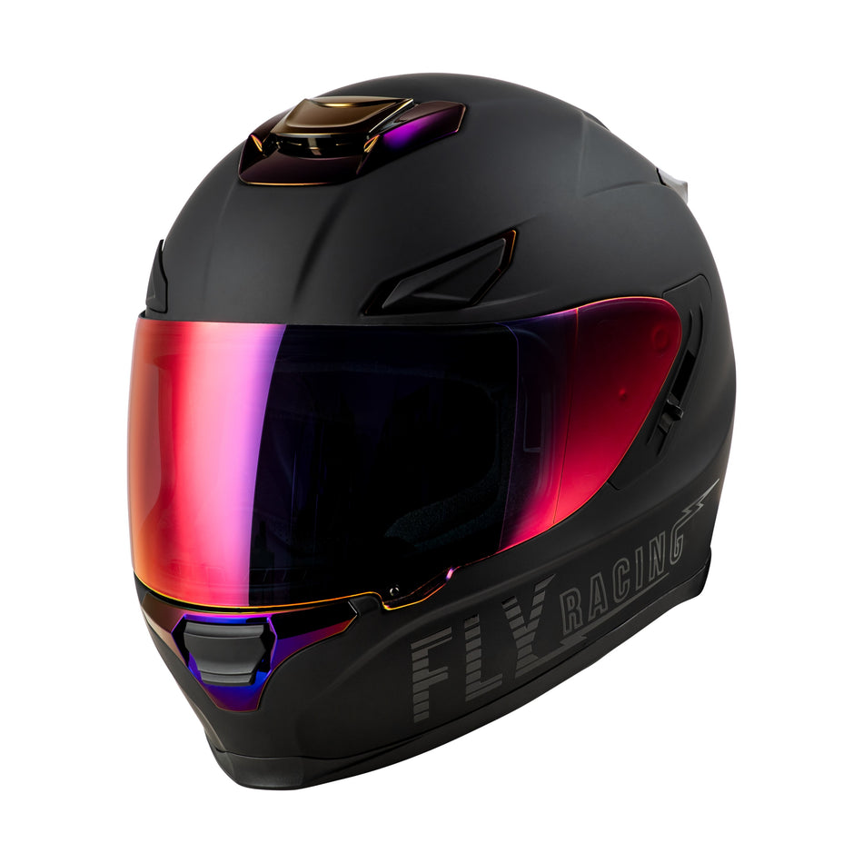 SENTINEL RECON HELMET MATTE BLACK/PURPLE CHROME XL - 73-8429X