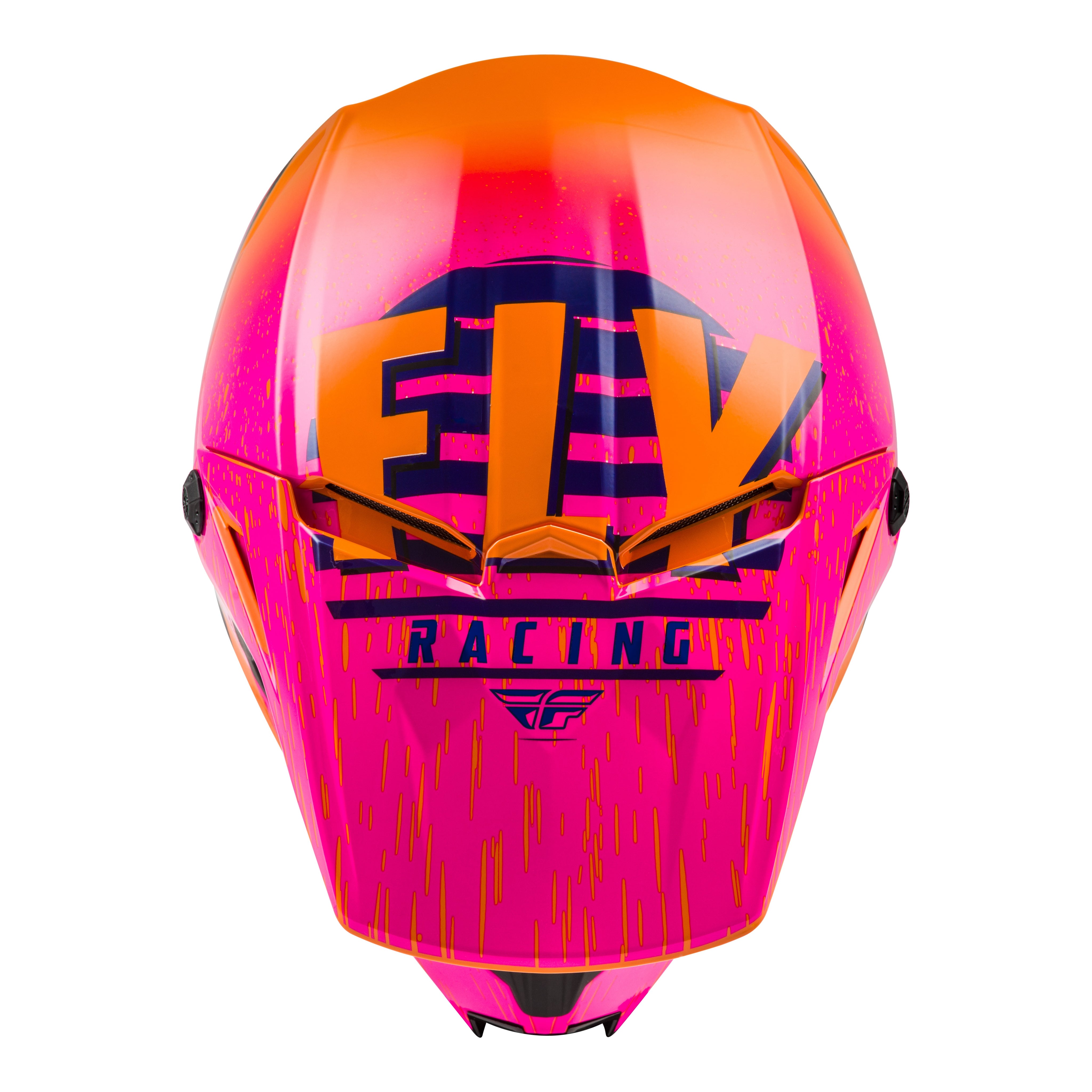 KINETIC K120 HELMET ORANGE/PINK/DARK BLUE YL - 73-8624YL-2