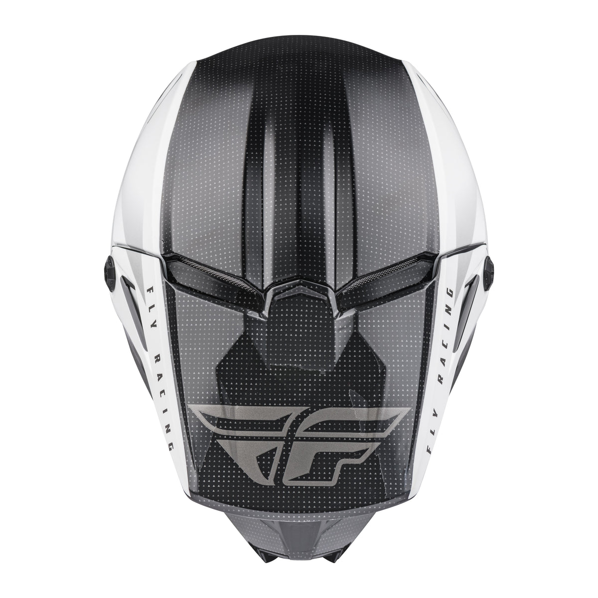 YOUTH KINETIC STRAIGHT EDGE HELMET BLACK/WHITE YM - 73-8630YM-2