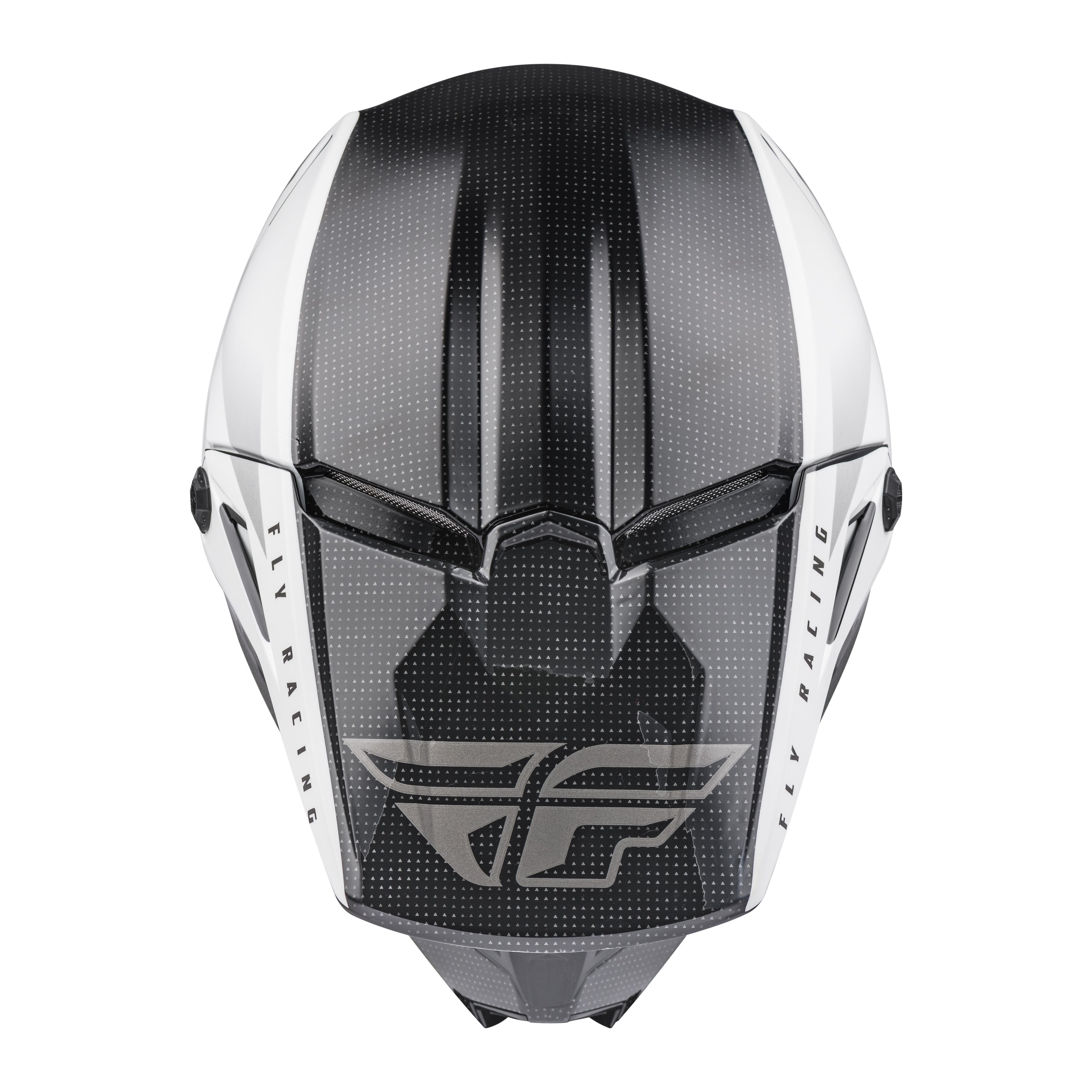 YOUTH KINETIC STRAIGHT EDGE HELMET BLACK/WHITE YM - 73-8630YM-2