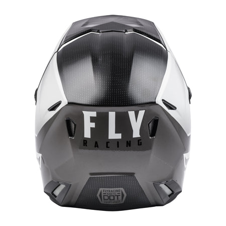 YOUTH KINETIC STRAIGHT EDGE HELMET BLACK/WHITE YS - 73-8630YS-1