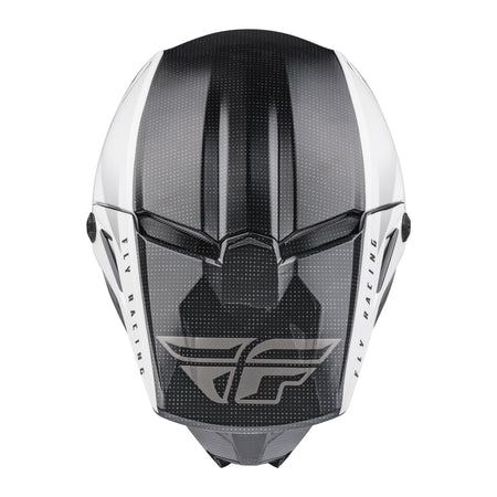 YOUTH KINETIC STRAIGHT EDGE HELMET BLACK/WHITE YS - 73-8630YS-2