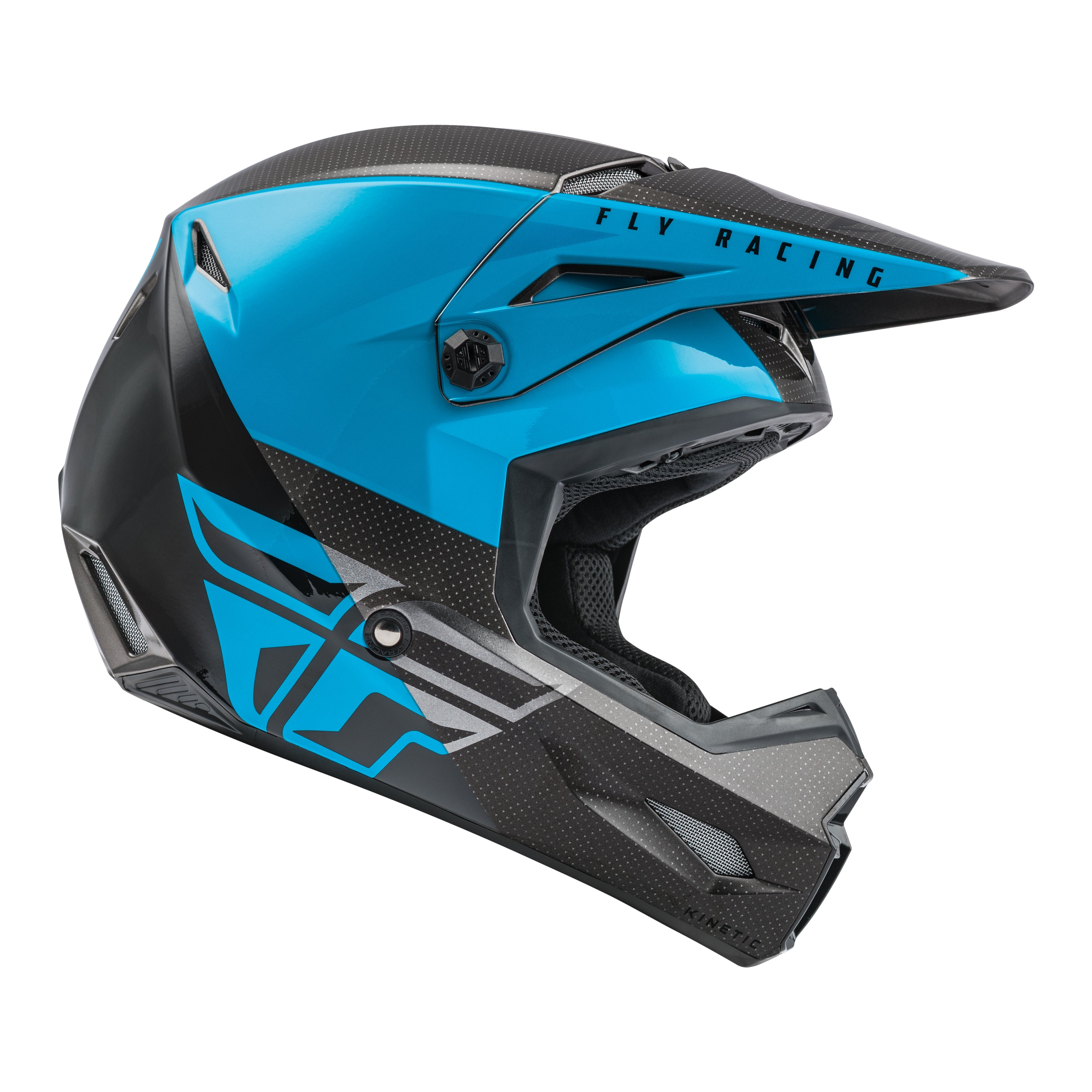 YOUTH KINETIC STRAIGHT EDGE HELMET BLUE/GREY/BLACK YS - 73-8633YS-3