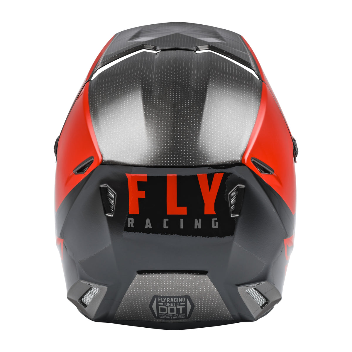 YOUTH KINETIC STRAIGHT EDGE HELMET RED/BLACK/GREY YS - 73-8635YS-1