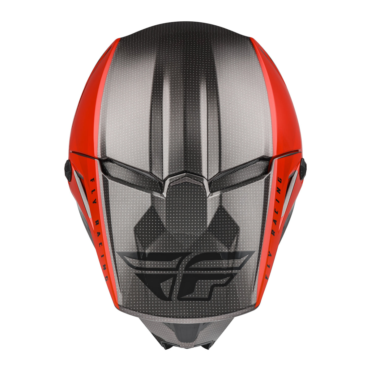 YOUTH KINETIC STRAIGHT EDGE HELMET RED/BLACK/GREY YS - 73-8635YS-2