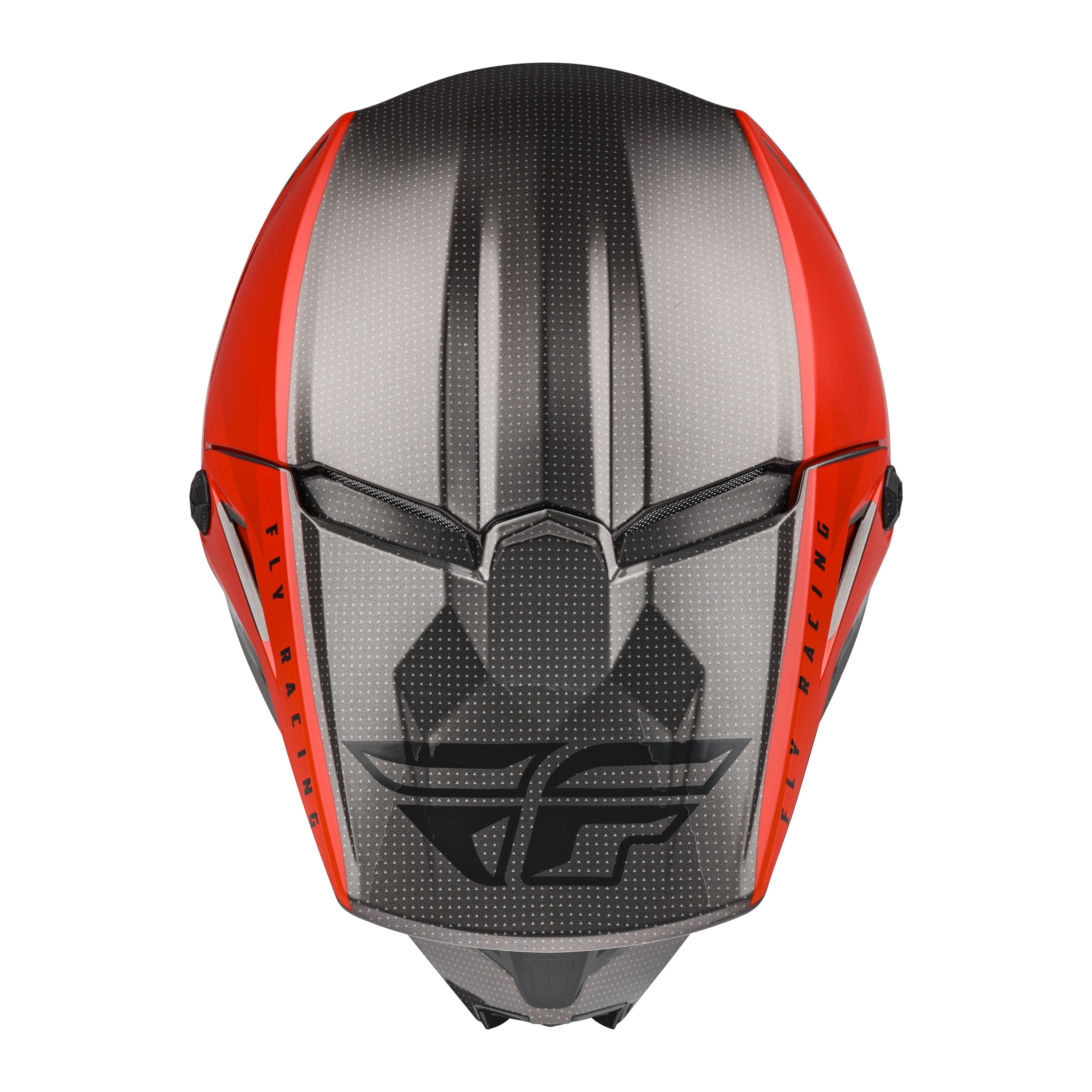 YOUTH KINETIC STRAIGHT EDGE HELMET RED/BLACK/GREY YS - 73-8635YS-2