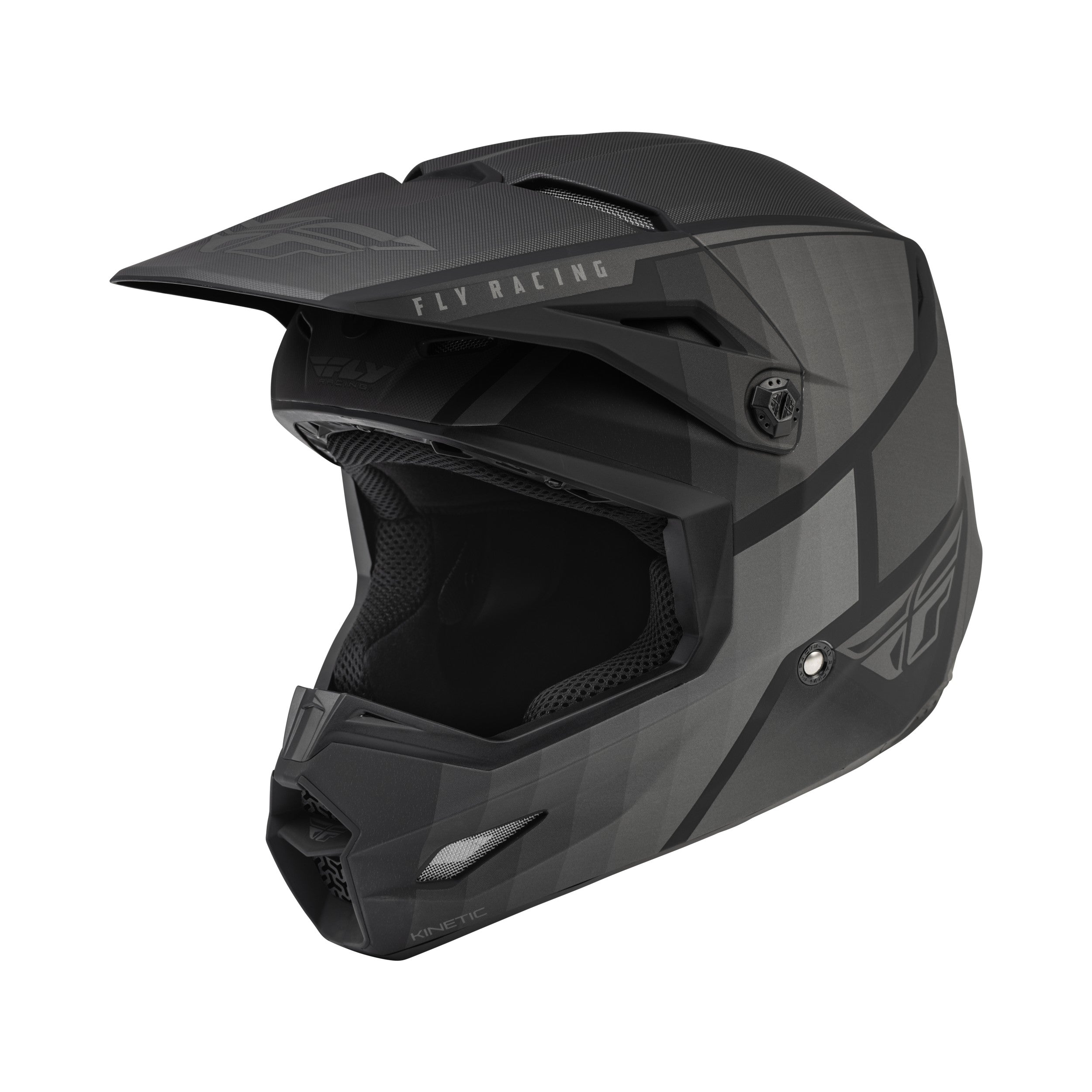 KINETIC DRIFT HELMET MATTE BLACK/CHARCOAL LG - 73-8640L