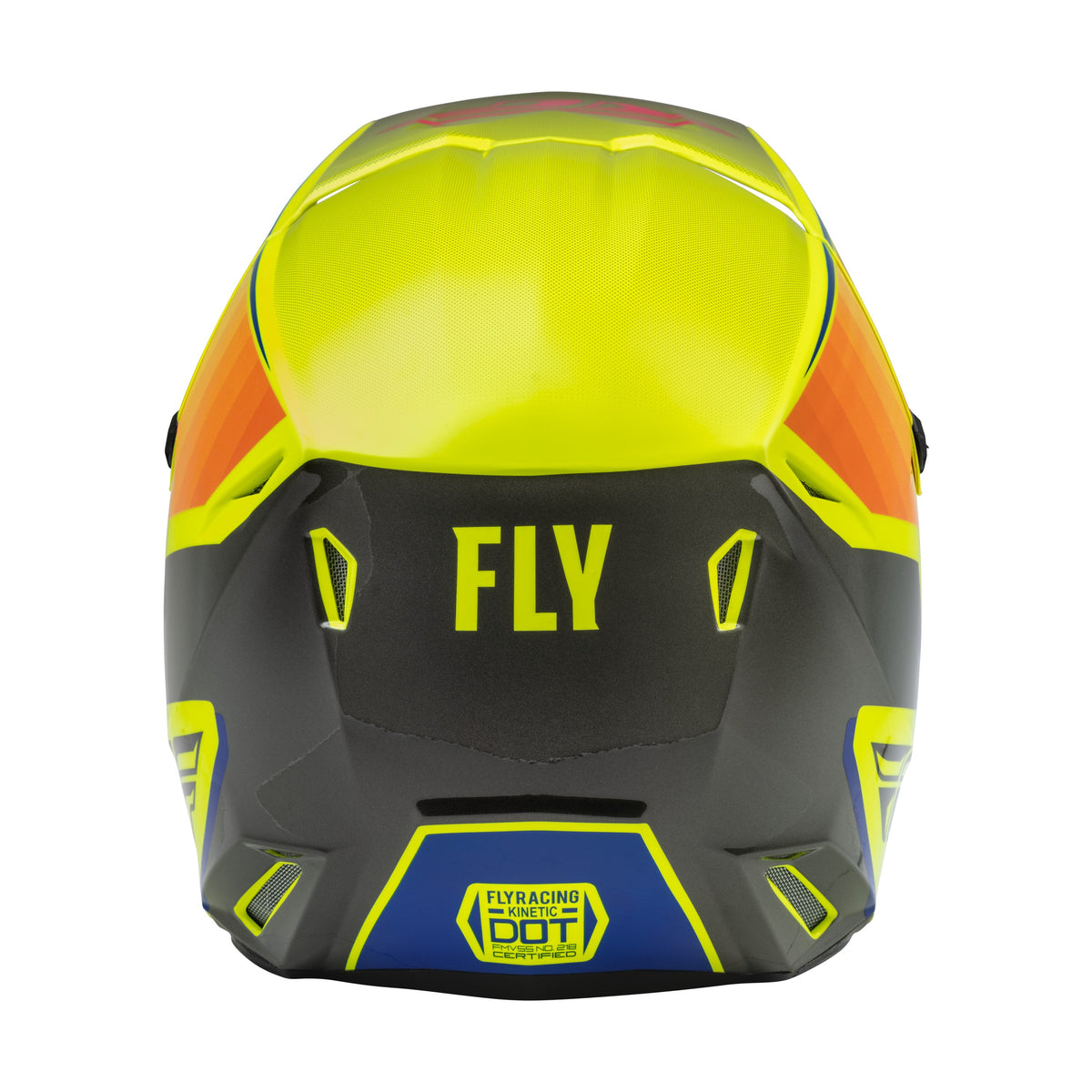 KINETIC DRIFT HELMET BLUE/HI-VIS/CHARCOAL LG - 73-8642L-1