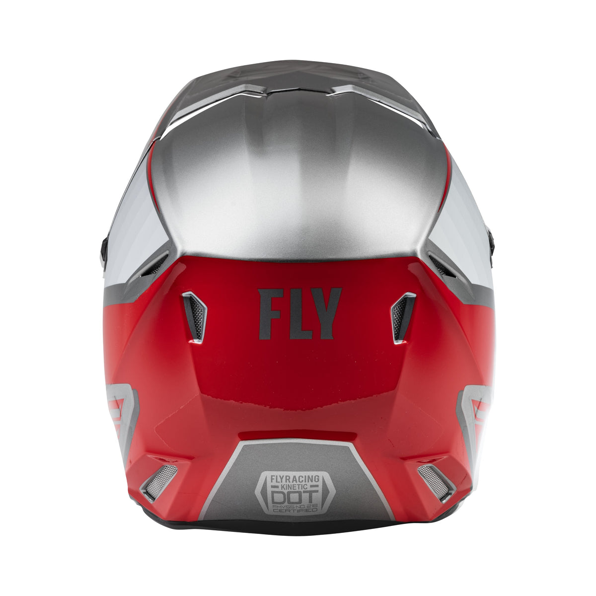 KINETIC DRIFT HELMET CHARCOAL/LIGHT GREY/RED XL - 73-8643X-1