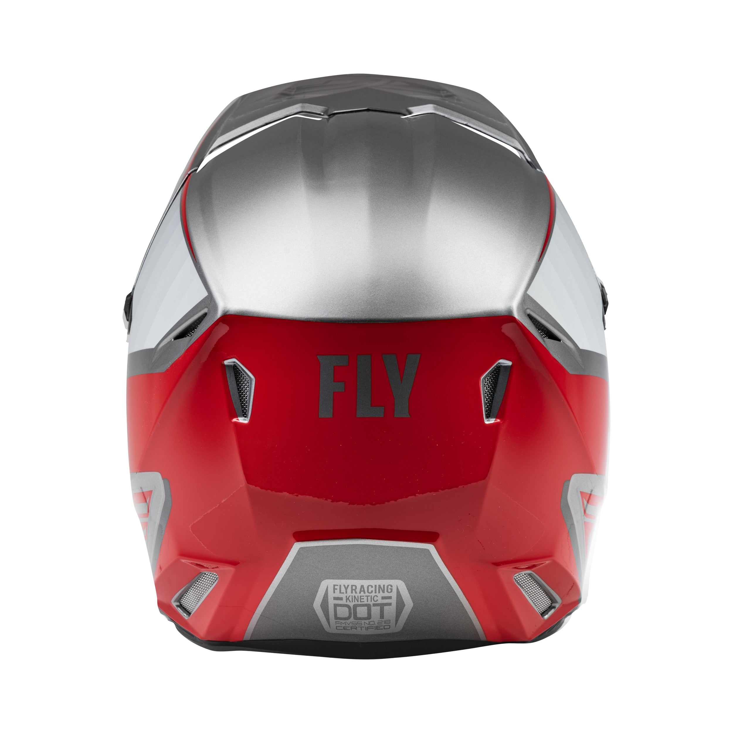 KINETIC DRIFT HELMET CHARCOAL/LIGHT GREY/RED XL - 73-8643X-1