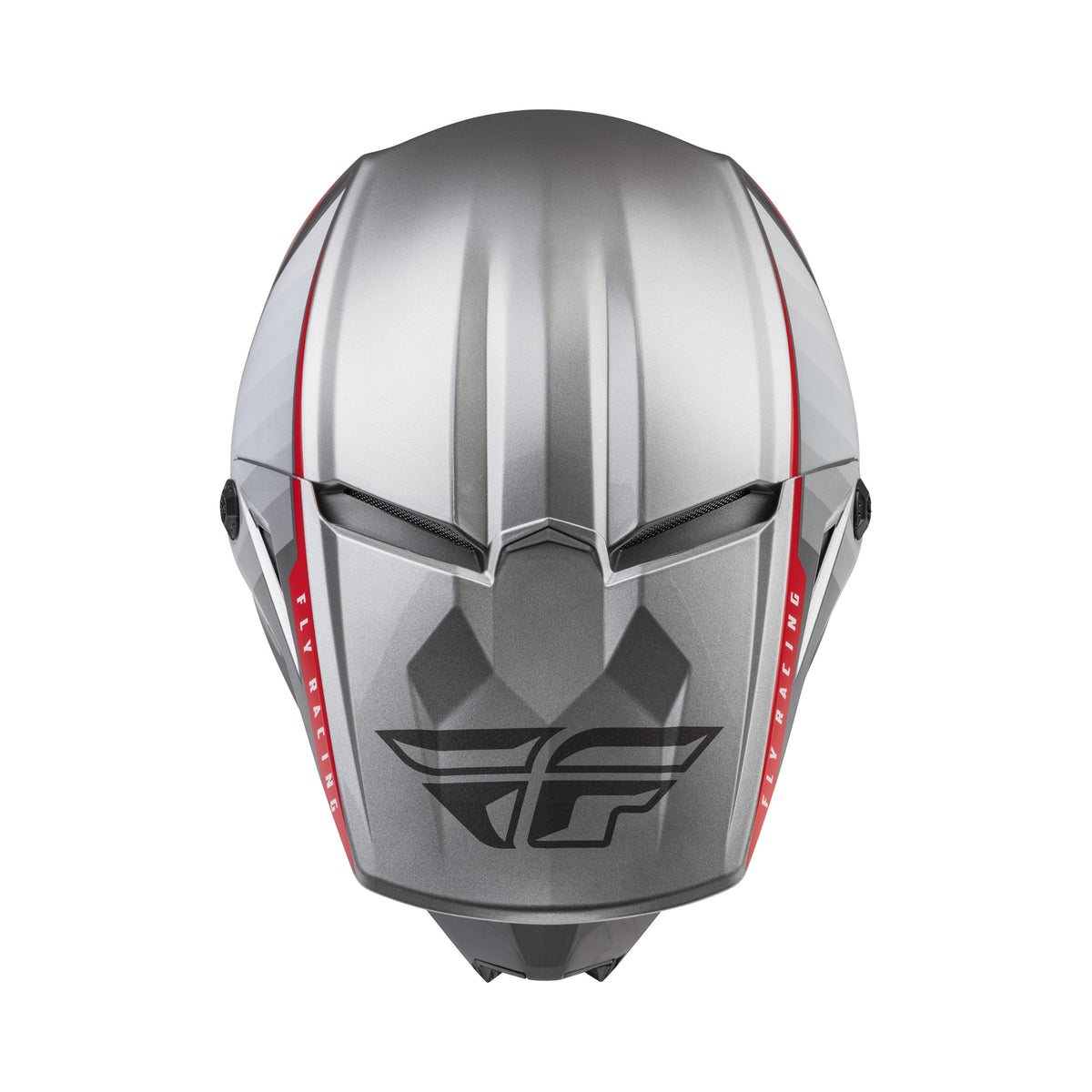 YOUTH KINETIC DRIFT HELMET CHARCOAL/LIGHT GREY/RED YM - 73-8643YM-2