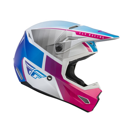 KINETIC DRIFT HELMET PINK/WHITE/BLUE SM - 73-8644S-3