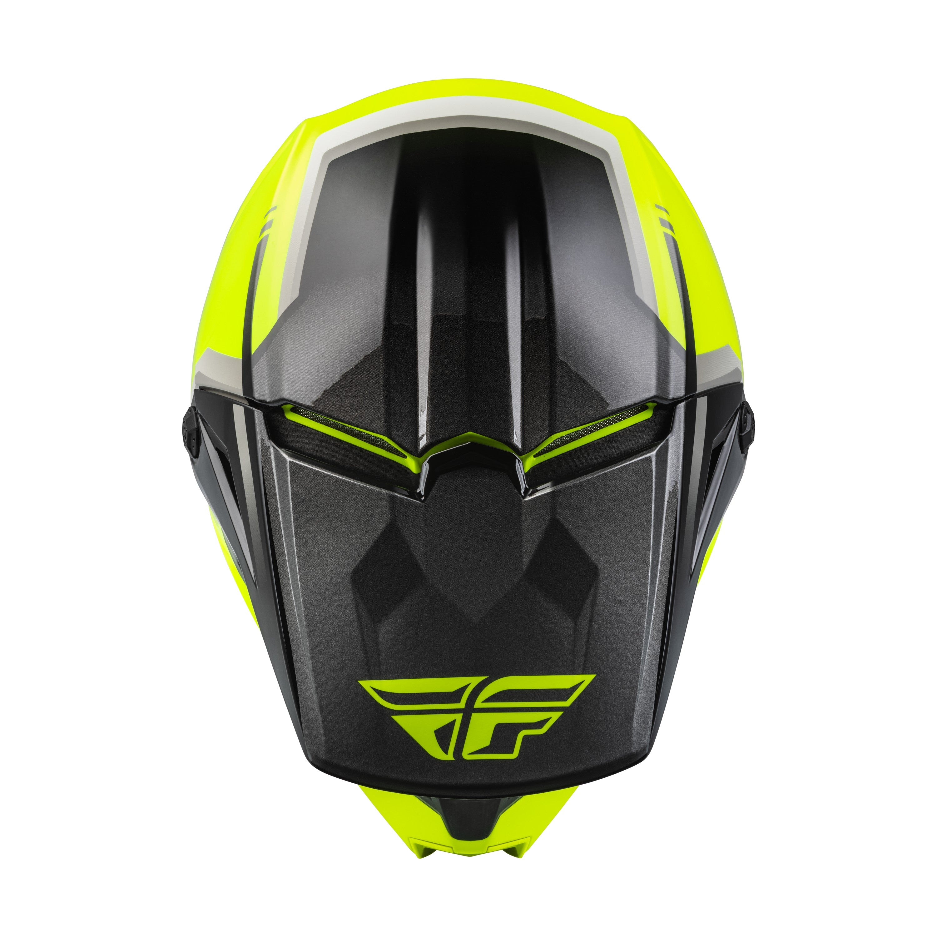 YOUTH KINETIC VISION HELMET HI-VIS/BLACK YS - 73-8651YS-2
