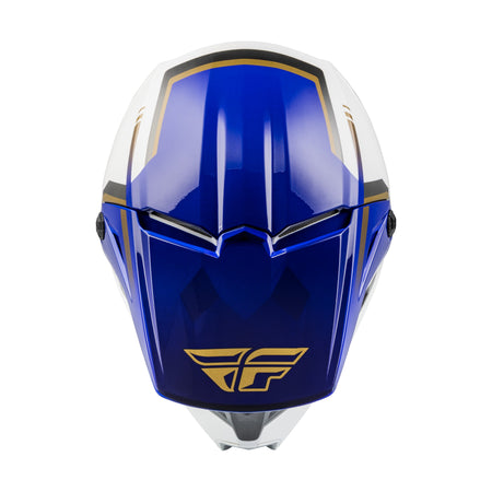 KINETIC VISION HELMET WHITE/BLUE LG - 73-8654L-2