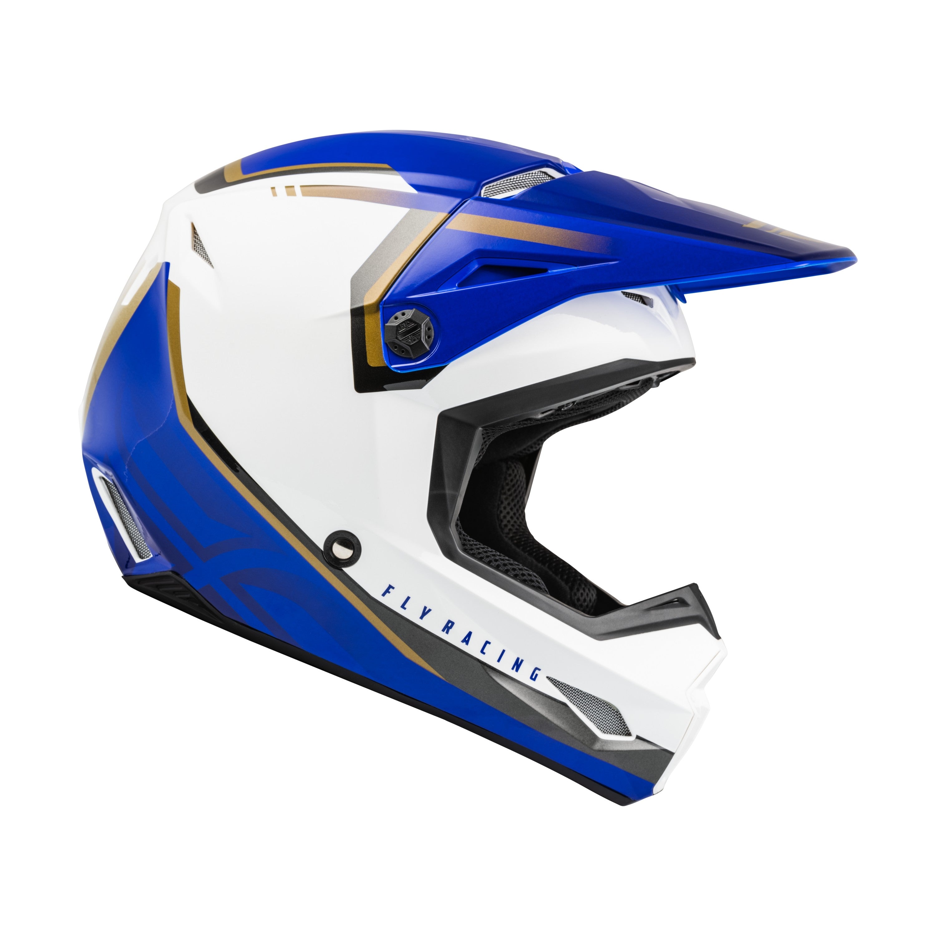 KINETIC VISION HELMET WHITE/BLUE LG - 73-8654L-3